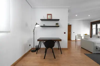 Cama o camas de una habitación en Madrid Centric Suites