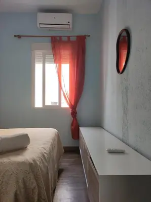 Cama o camas de una habitación en Apartment la paz