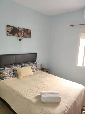 Cama o camas de una habitación en Apartment la paz