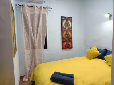 Cama o camas de una habitación en Apartment la paz