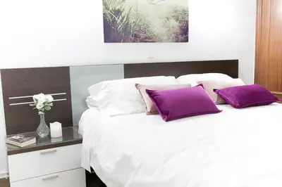 Cama o camas de una habitación en CH La Bañezana