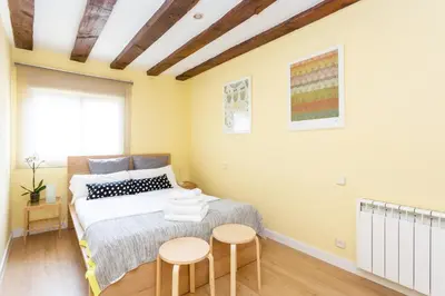 Cama o camas de una habitación en Calidez en Malasaña - Nix
