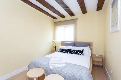 Cama o camas de una habitación en Calidez en Malasaña - Nix