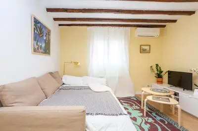Una televisión o centro de entretenimiento en Calidez en Malasaña - Nix