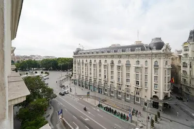 Vista general de Madrid o vista desde el hotel