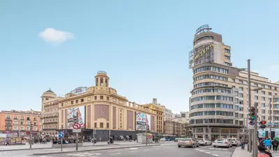 Vista general de Madrid o vista desde el apartamento