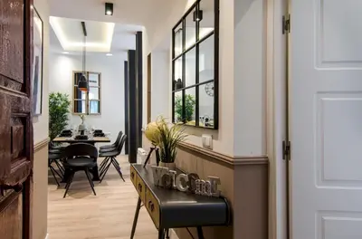 Zona de estar de Brand New Amazing 3BD 2BD Gran Vía-Malasaña