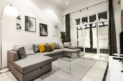 Zona de estar de 4 bedrooms 3.5 bathrooms furnished - Sol - functional spacious