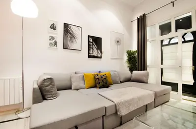 Zona de estar de 4 bedrooms 3.5 bathrooms furnished - Sol - functional spacious