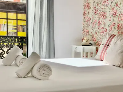 Cama o camas de una habitación en Puerta del Sol Center - En el Centro de Madrid