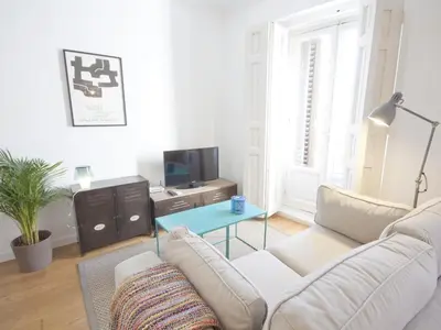 Zona de estar de Flexliving Morería - monthly rentals & other non tourist stays only