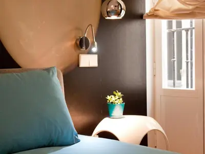 Zona de estar de Gran apartamento de diseño @plazasanmiguel *lujo*