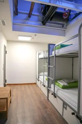 Cama o camas de una habitación en Cats Hostel Madrid Sol