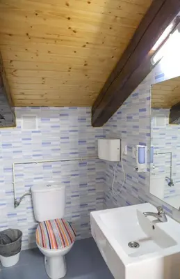 Un baño de Cats Hostel Madrid Sol