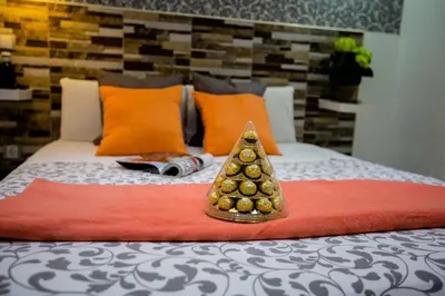 Cama o camas de una habitación en Hostal Adis