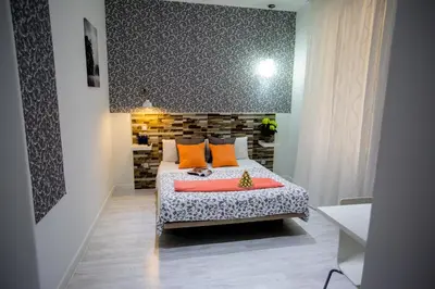 Cama o camas de una habitación en Hostal Adis