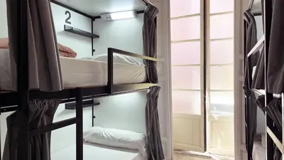 Un baño de Way Hostel Madrid