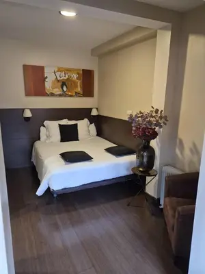 Cama o camas de una habitación en THC Tirso Molina Hostel
