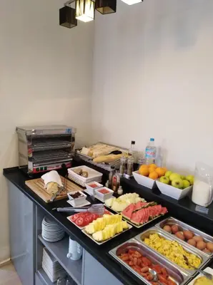 Comida en o cerca de este hostal o pensión