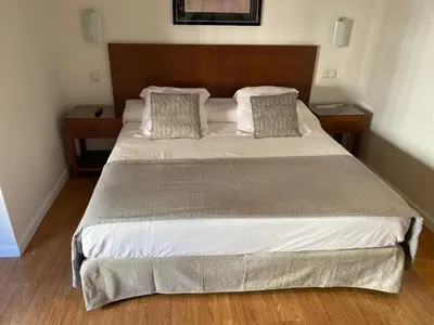 Cama o camas de una habitación en Rincón de Gran Vía