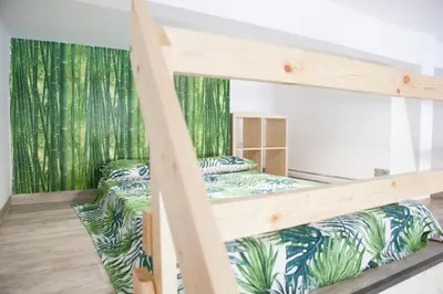 Cama o camas de una habitación en NEW LOFT ATOCHA Centre
