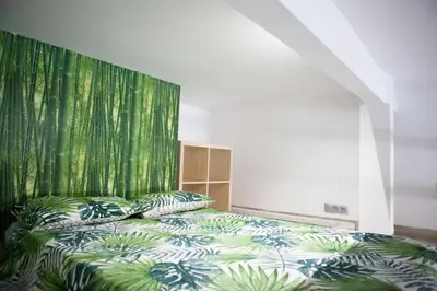 Cama o camas de una habitación en NEW LOFT ATOCHA Centre