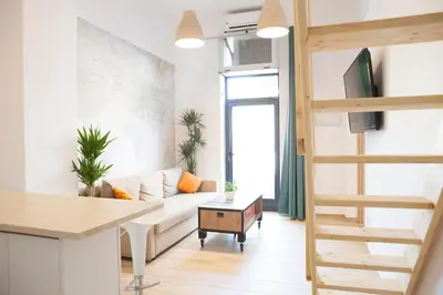 Zona de estar de NEW LOFT ATOCHA Centre