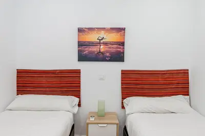 Cama o camas de una habitación en Buenavista