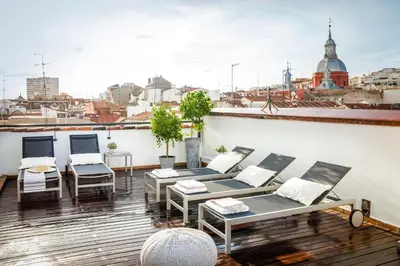 Un balcón o terraza de Eric Vökel Boutique Apartments - Madrid Suites