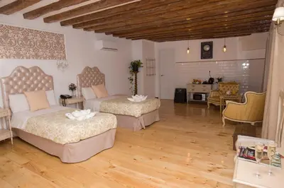 Zona de estar de Hostal Central Palace Madrid
