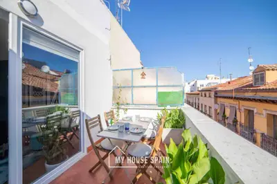 Un balcón o terraza de MyHouseSpain - Modern penthouse close to Gran Via - Big Terrace