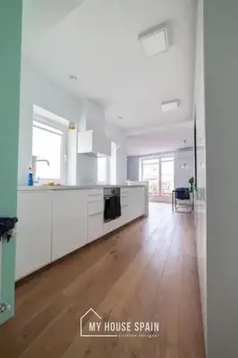 Una cocina o zona de cocina en MyHouseSpain - Modern penthouse close to Gran Via - Big Terrace