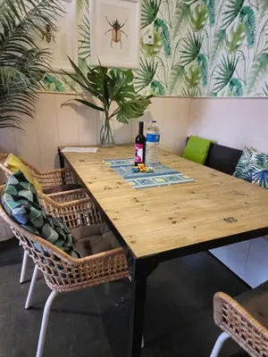 Zona de estar de Apartamento moderno junto a la Gran Via