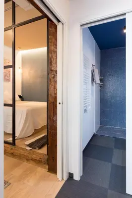 Cama o camas de una habitación en Apartamento En Centro De Madrid