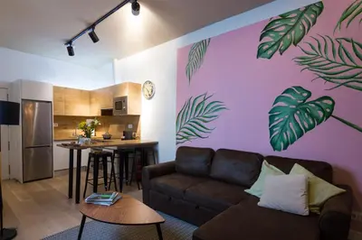 Una cocina o zona de cocina en Apartamento En Centro De Madrid
