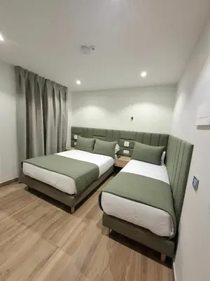 Cama o camas de una habitación en Hostal San Blas