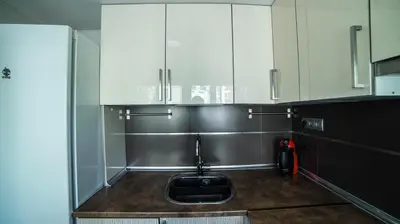 Una cocina o zona de cocina en Apartments Madrid Eliptica