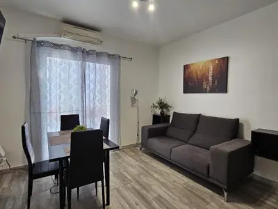 Zona de estar de Apartamentos Sleep in Madrid