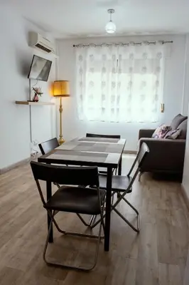 Una televisión o centro de entretenimiento en Apartamentos Sleep in Madrid