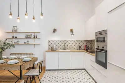 Una cocina o zona de cocina en Waou Sol V - Alquiler de Corta Duración
