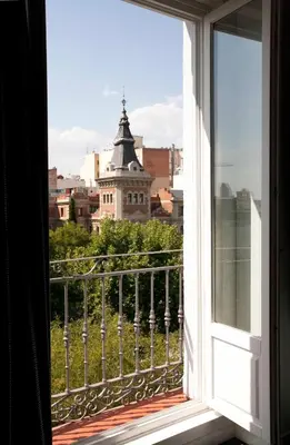 Un balcón o terraza de Petit Palace Santa Bárbara