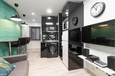 Una cocina o zona de cocina en Callao Apartment