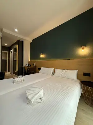 Cama o camas de una habitación en CC Malasaña