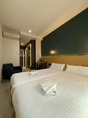 Cama o camas de una habitación en CC Malasaña