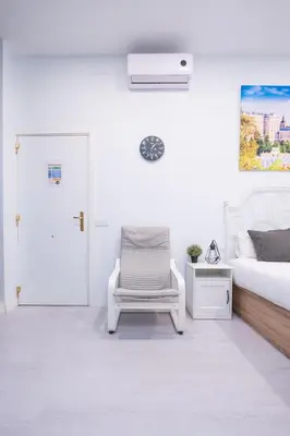 Cama o camas de una habitación en ABC Apartments Madrid