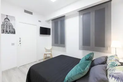 Cama o camas de una habitación en Prado Apartment