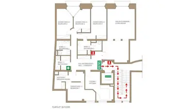 Plano de Bright Luxury apt. Puerta del Sol - Madrid