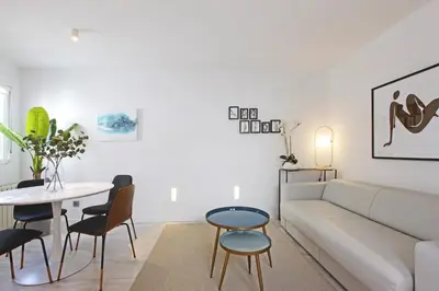 Zona de estar de Sofia Suites