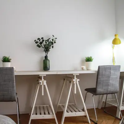 Zona de estar de Real Beds Madrid
