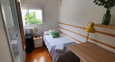 Cama o camas de una habitación en Real Beds Madrid